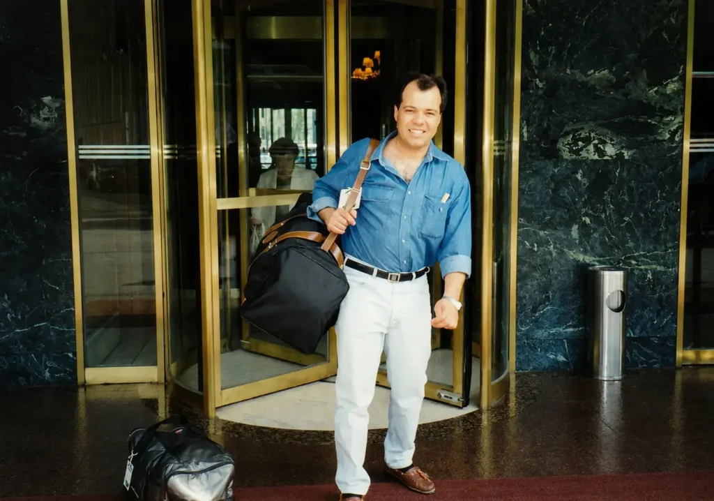 Evandro Raiz no Japão em 1992
