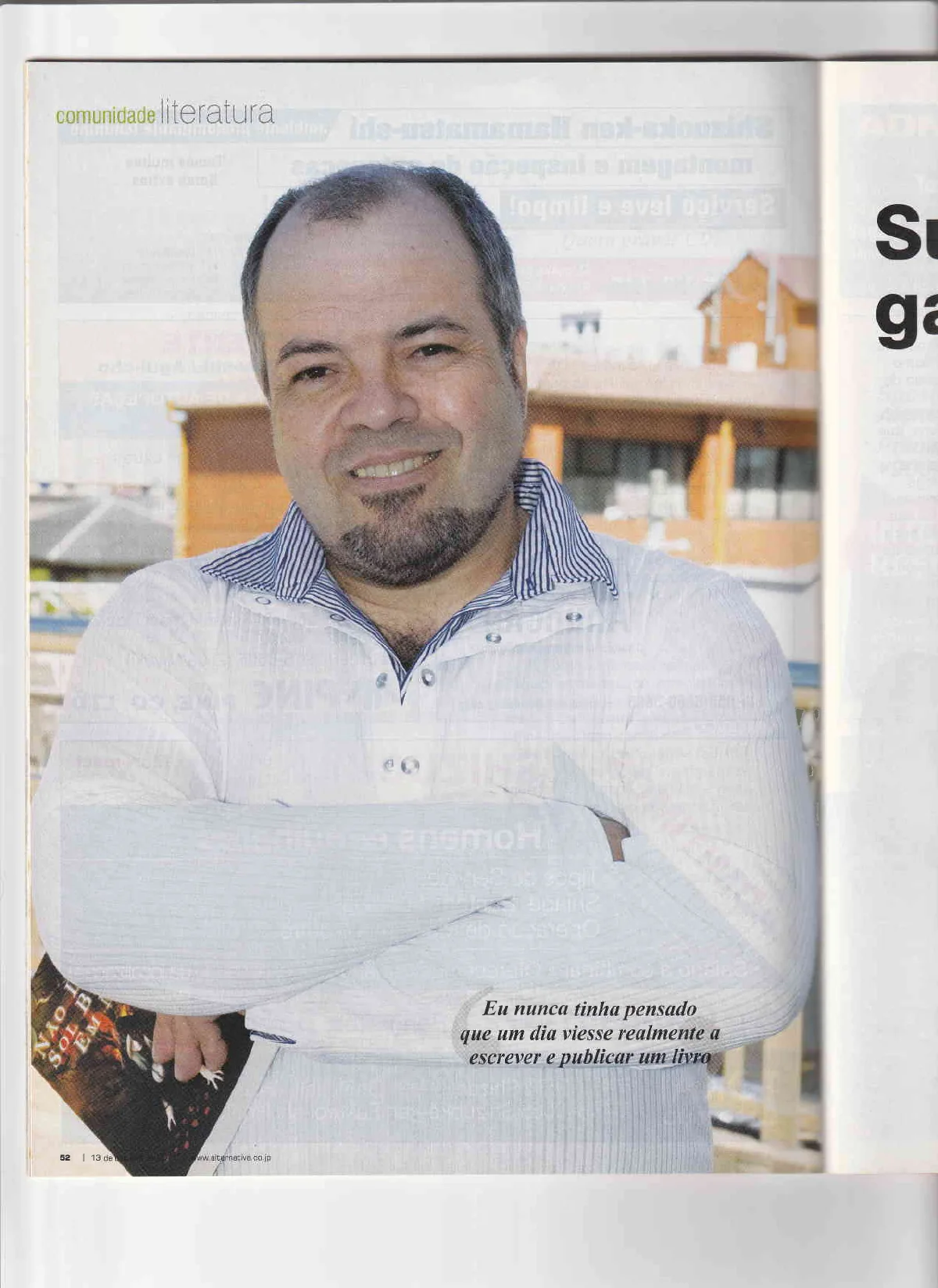 Matéria da revista Alternativa — página 2